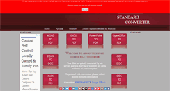 Desktop Screenshot of convertstandard.com